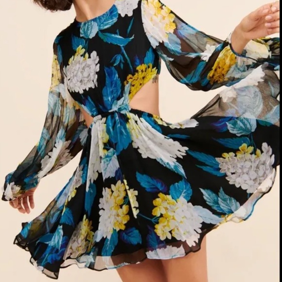 Alice Mccall Wild Frontier Floral Open Back Mini Dress | Size 8 - Picture 3 of 14